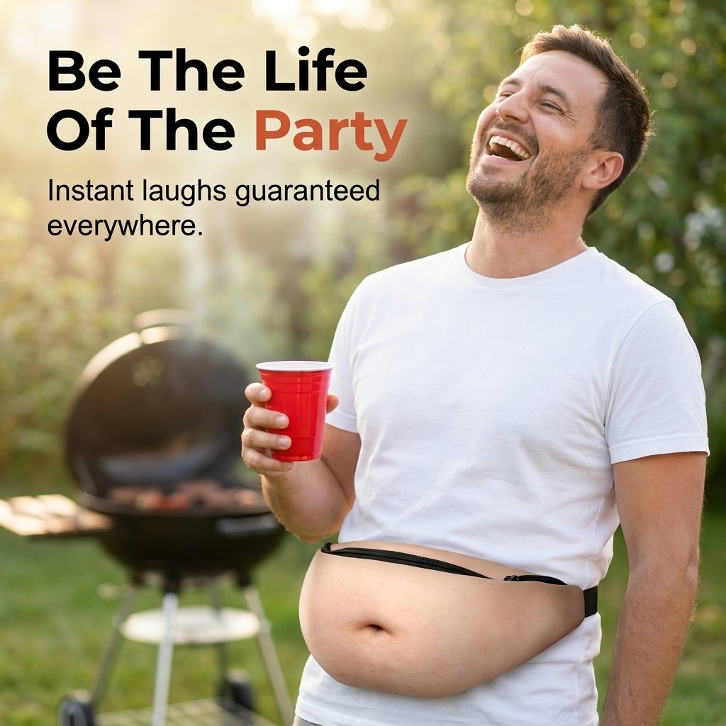 🔥 Limited-Time 49% OFF🔥Dad Bag Fanny Pack & 3D Beer Belly Waist Pack