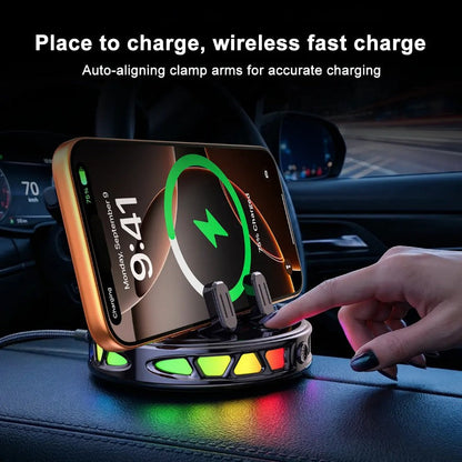 🔥 Limited-Time 49% OFF | RGB Wireless Charging Car Mount