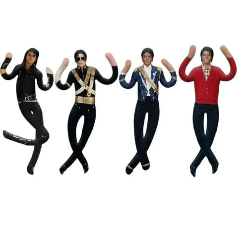 🤣So fun！🕺Michael Jackson Role-Playing Prop Doll, Plush Toy, Room Decor, Abstract Jointed Figure