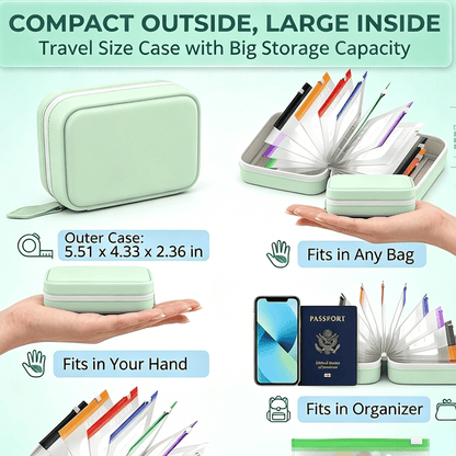 🔥 49% OFF | Waterproof Pill Organizer Binder – 14 Reusable Color-Coded Travel Pouches