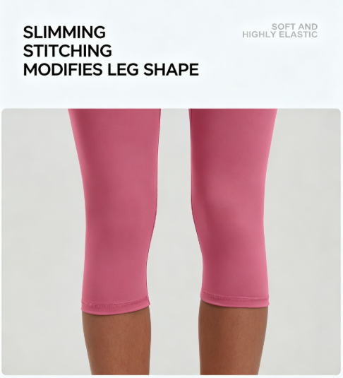 Womens Workout Capri Leggings 17" No Front Seam High Waisted Hidden Scrunch Gym Yoga Pants