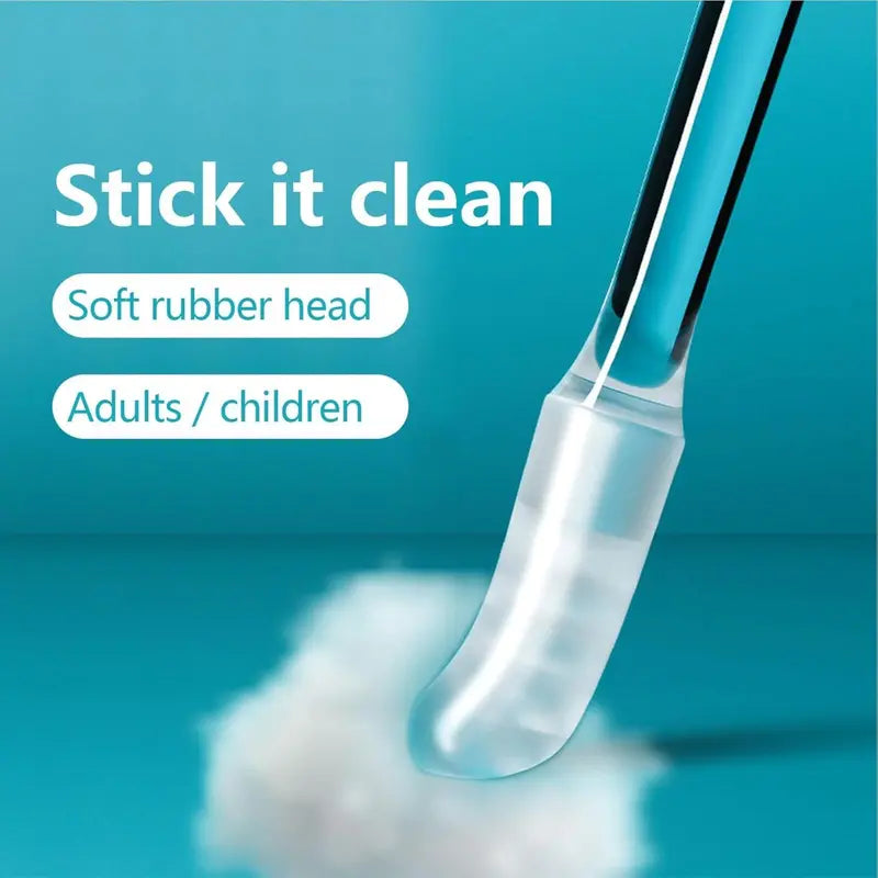 🔥Limited Time 49% OFF👂 Sticky Ear Cleaning Stick, 24 PCS Reusable Ear Wax Remover, Safe for Adults & Kids