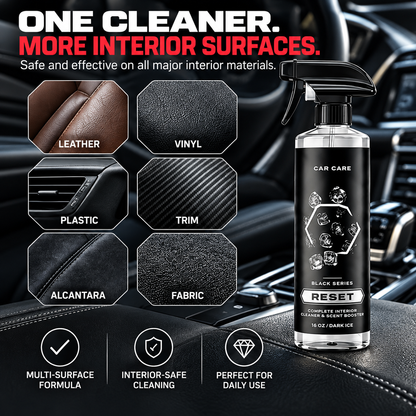 🔥 Limited-Time 49% OFF🚗Car Interior Cleaner & Scent Booster | 🧼Matte Dashboard Cleaner Spray