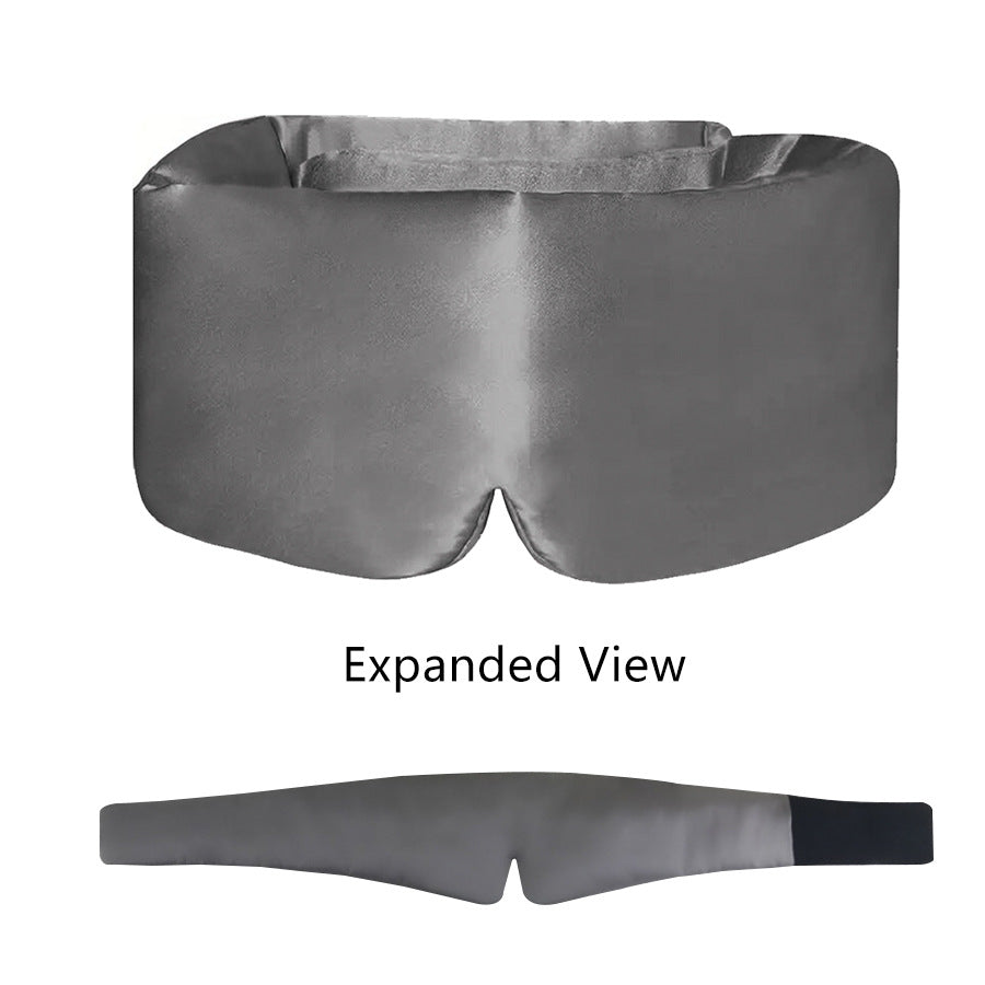 🔥Limited-time 49% off🔥😴Stretch Satin Sleep Mask, Adjustable Light Blocking Eye Mask for Travel Night Rest🛏️