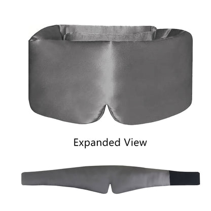 🔥Limited-time 49% off🔥😴Stretch Satin Sleep Mask, Adjustable Light Blocking Eye Mask for Travel Night Rest🛏️