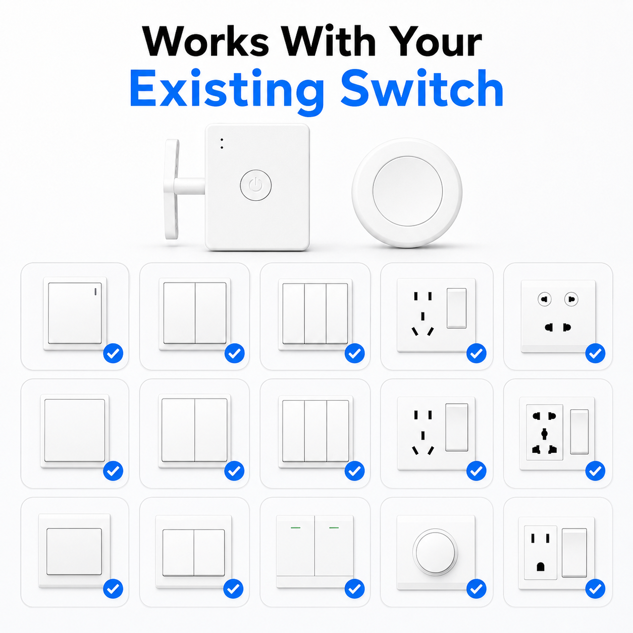 🔥LAST DAY 49% OFF💡 Remote Light Switch Control | No Wiring, Easy Remote Control