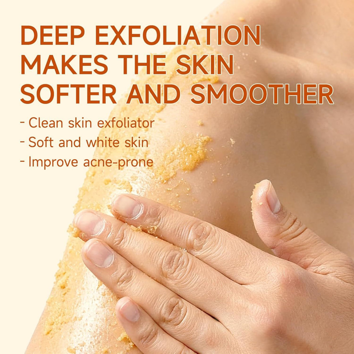 Limited-Time 49% OFF🔥Upgraded Turmeric Body Glow Scrub 🧡 | Exfoliating, Brightening & Moisturizing Body Scrub ✨