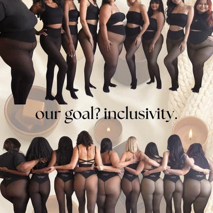 💕49％OFF🔥Fleece Lined Tights | Thermal Sheer Tights High Waist Tummy Control Winter Tights