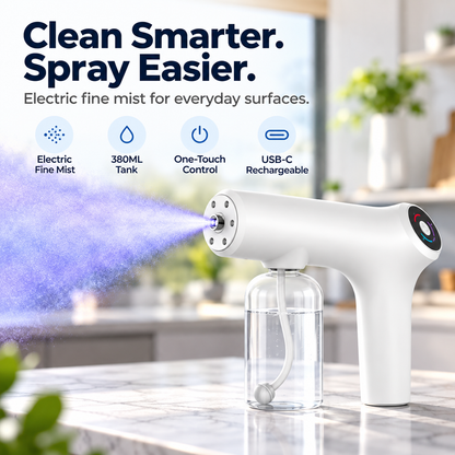 ⏰ LIMITED TIME 49% OFF⚡ Cordless Electric Fine Mist Sprayer | Rechargeable Spray Gun