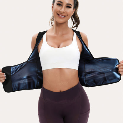 📢LAST DAY 49% OFF🔥Women's Sauna Sweat Vest | Compression Waist Trainer for Gym