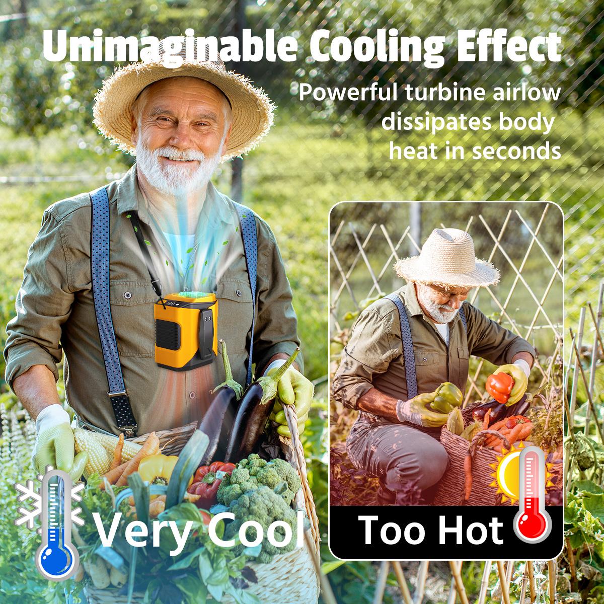 🔥Summer Must-Have Waist Cooling Fan 4 IN 1
