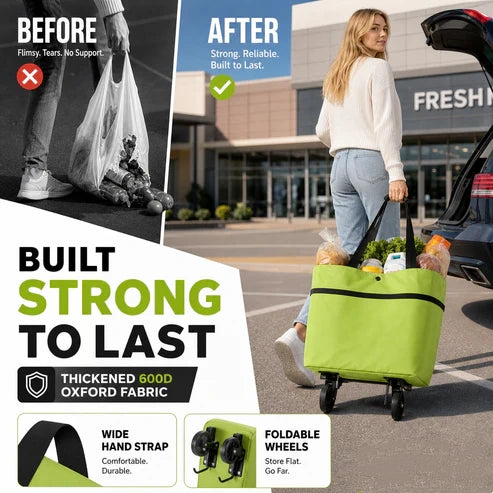 🔥Limited-time 50% off🔥Foldable 2-in-1 Shopping Bag