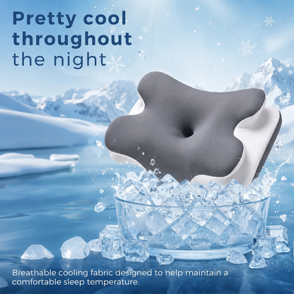 ☁️🛌 Adjustable Ergonomic Memory Foam Pillow