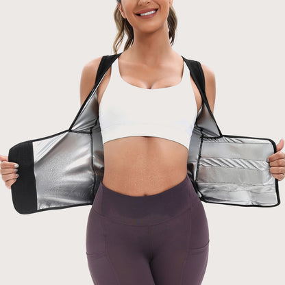 📢LAST DAY 49% OFF🔥Women's Sauna Sweat Vest | Compression Waist Trainer for Gym