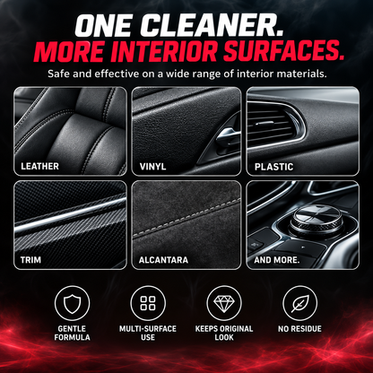 🔥 Limited-Time 49% OFF🚗Car Interior Cleaner & Scent Booster | 🧼Matte Dashboard Cleaner Spray