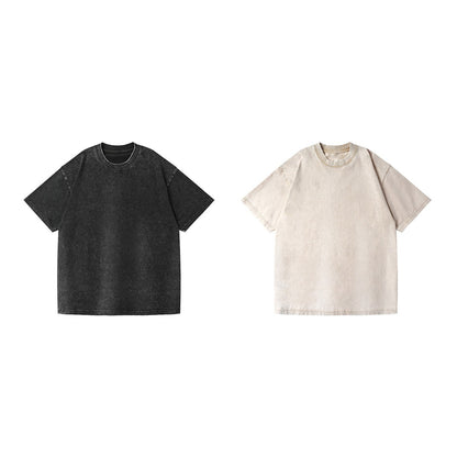 Best Seller 🔥 Vintage Washed Oversized T-Shirt | Unisex Drop Shoulder Streetwear Tee