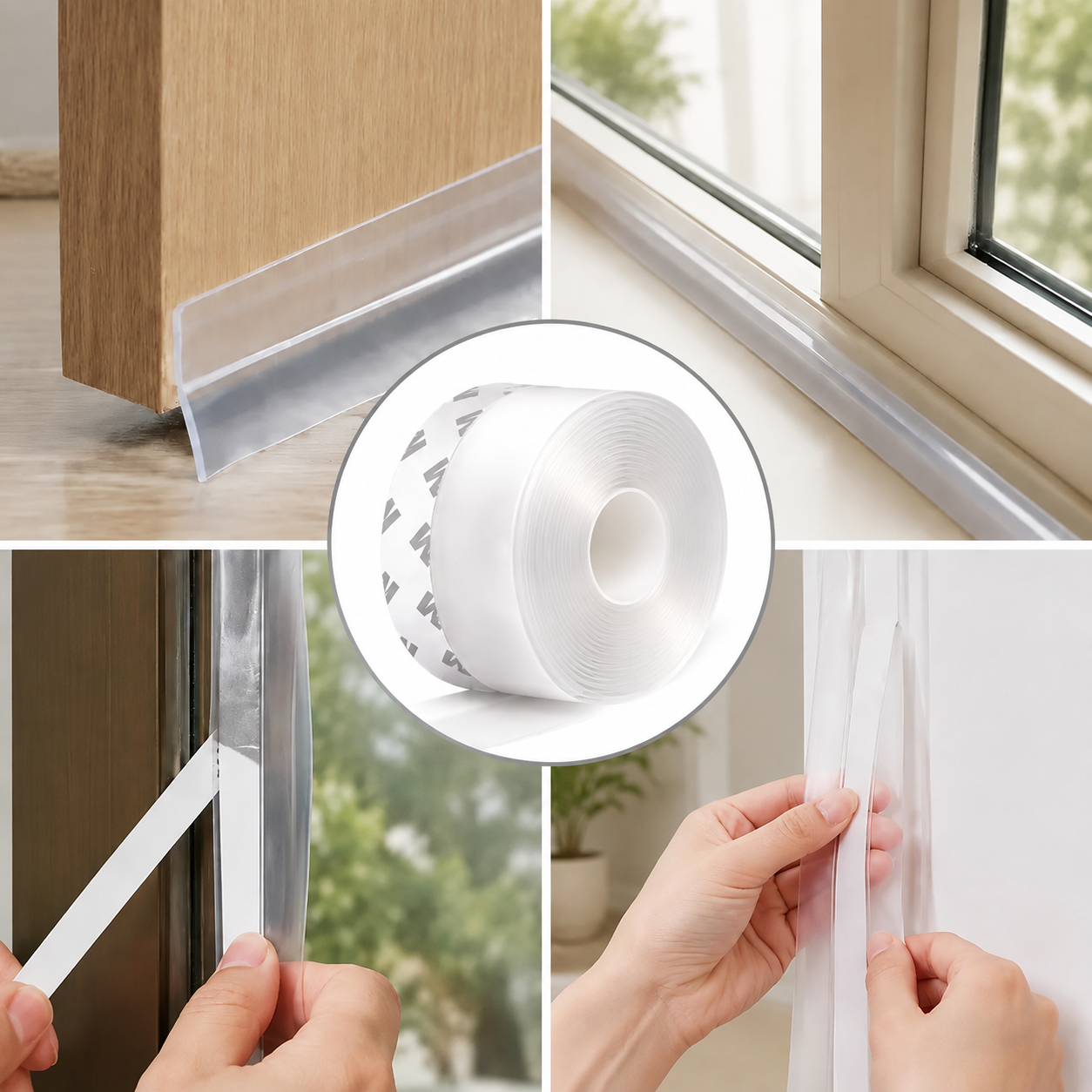 ⚡HOT SALES🔥🛡️ Self‑Adhesive Weather Stripping | Door & Window Draft Stopper Seal Strip