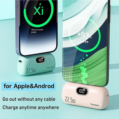 5000mAh Mini Portable Charger with 22.5W Output