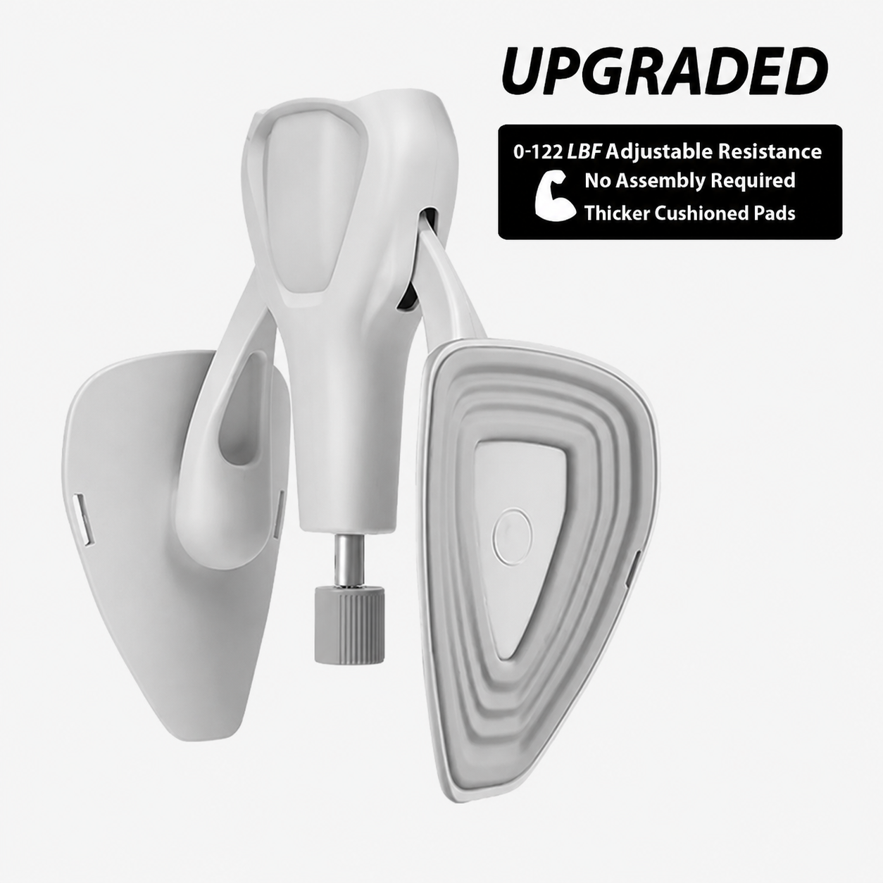 🚀Dual Spring Kegel Exerciser! 122LBF Adjustable Thigh Trainer 360° Rotatable for Full-Body Home Fitness