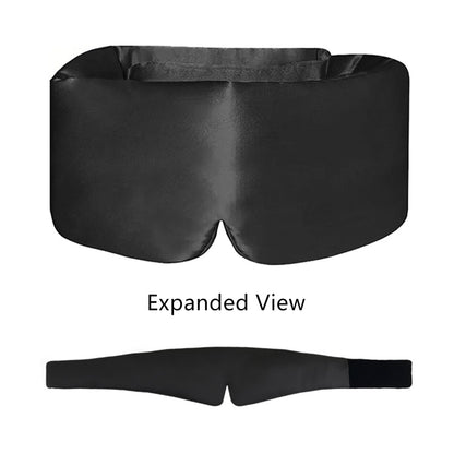 🔥Limited-time 49% off🔥😴Stretch Satin Sleep Mask, Adjustable Light Blocking Eye Mask for Travel Night Rest🛏️