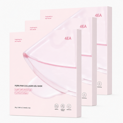 🔥Limited-time 49% off🔥✨ PDRN Pink Collagen Gel Mask 4 Sheets, Salmon DNA Color Changing Facial Mask💖🧴