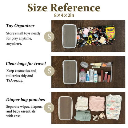 🔥 Limited-Time 49% OFF 🧳 Clear Hard Shell Packing Cubes | 💧 Waterproof PET Travel Organizer Bags