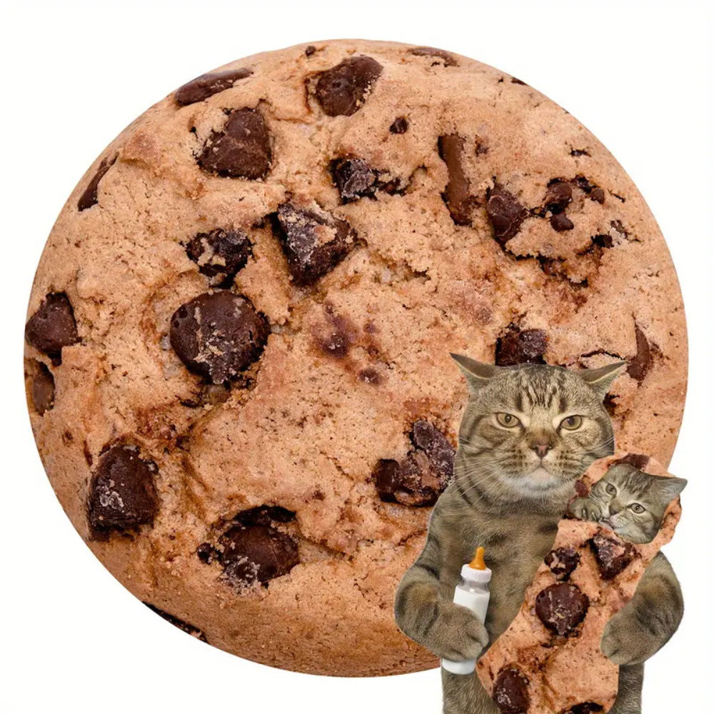 Chocolate Cookie realistic round food blanket