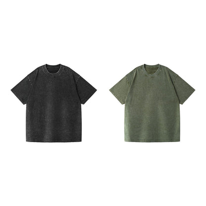 Best Seller 🔥 Vintage Washed Oversized T-Shirt | Unisex Drop Shoulder Streetwear Tee