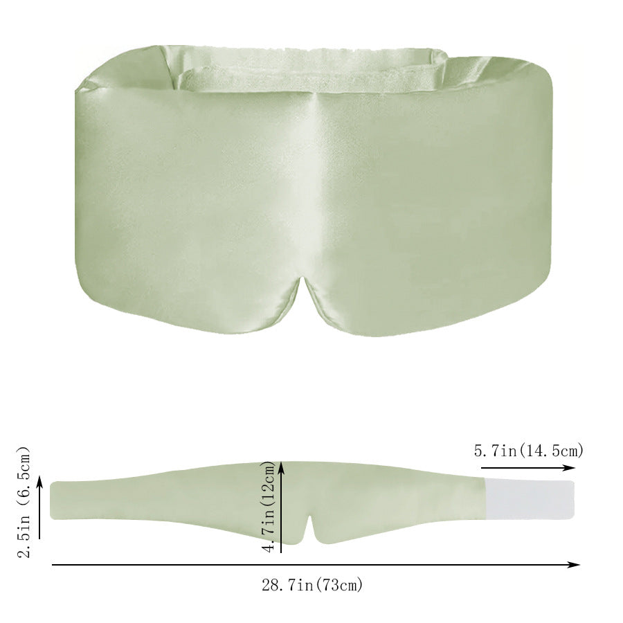 🔥Limited-time 49% off🔥😴Stretch Satin Sleep Mask, Adjustable Light Blocking Eye Mask for Travel Night Rest🛏️
