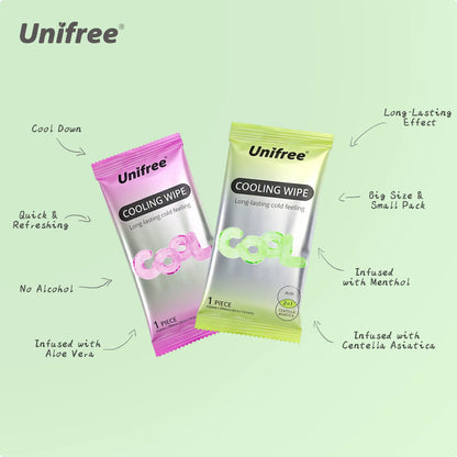 Unifree Cooling Towels & XL Menthol Wipes for Hot Weather Relief
