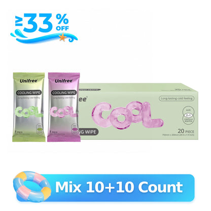 Unifree Cooling Towels & XL Menthol Wipes for Hot Weather Relief