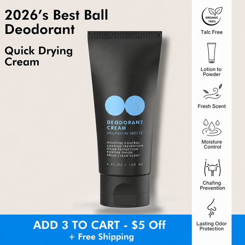 Natural Anti-Chafing Men Intimate Sweat Odor Control Deodorant Cream