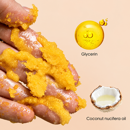 Limited-Time 49% OFF🔥Upgraded Turmeric Body Glow Scrub 🧡 | Exfoliating, Brightening & Moisturizing Body Scrub ✨