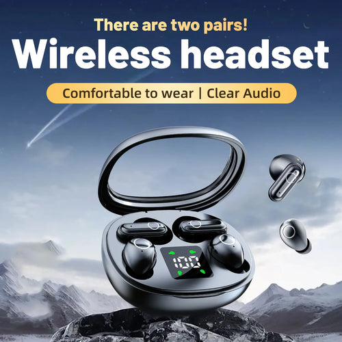 MSHUKCOE Wireless Headphones - Noise Cancelling Bluetooth 5.4