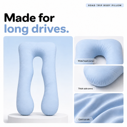 🚗 Your Coziest Co-Pilot — U-Shaped Passenger Travel Pillow