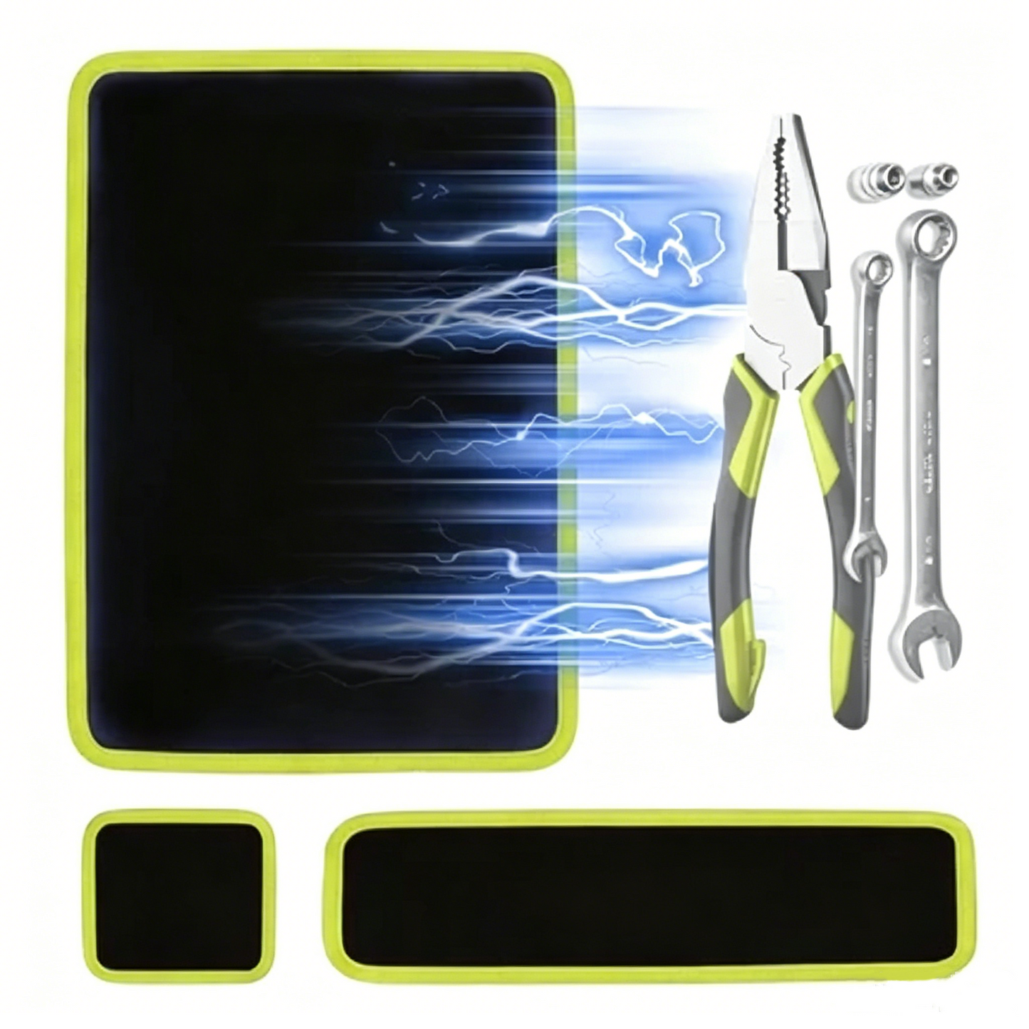 🔥3PC Flexible Magnetic Tool Mat & Tray Holder