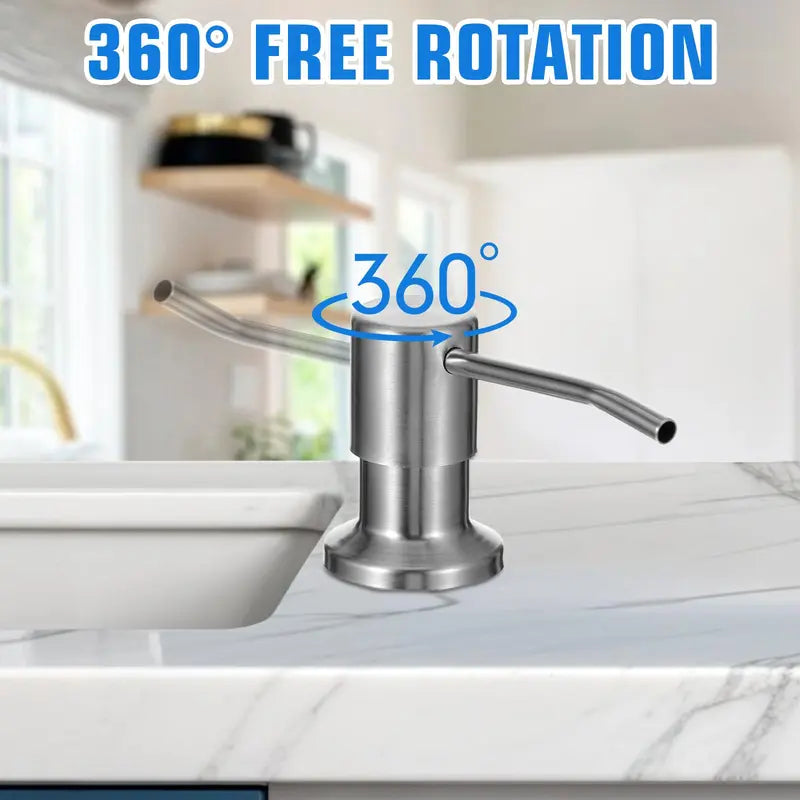 ⚡Hot Sales 49% OFF🔥🧴 Kitchen Sink Soap Dispenser | 360° Rotatable With Long Extension Hose