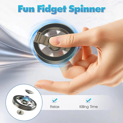 🔥Limited Time-49% OFF🧲Magnetic Phone Stand & Fidget Spinner Combo for iPhone 🌀