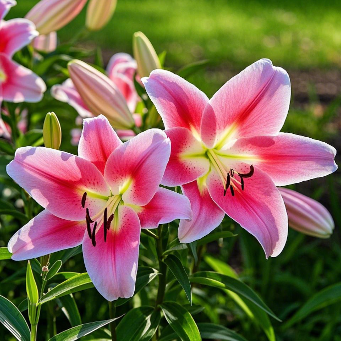 🌺🍷Double Perfume Lily Bulbs—Fresh and Sweet
