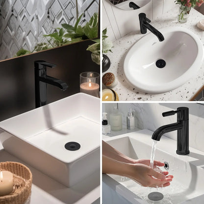 ⚡Hot Sales 49% OFF🔥3-in-1 Pop Up Sink Drain Stopper with Stainless Steel Hair Catcher Filter Basket