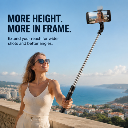 🔥LAST DAY 49% OFF🔥📸All‑in‑One Cell Phone Tripod Selfie Stick with Wireless Remote📱