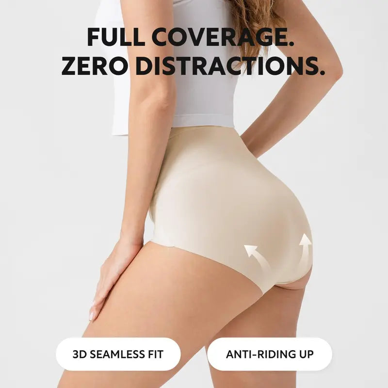 💕49% OFF🔥 High-Waisted Tummy Control Underwear | Seamless No-Roll Shaping Briefs