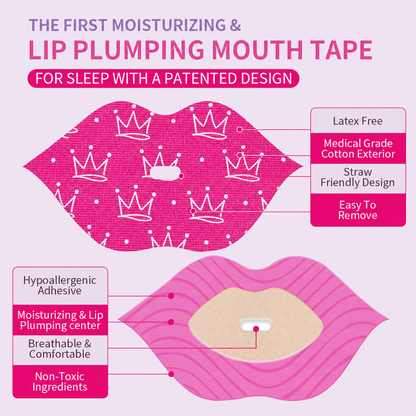 👄Hydrating & Moisturizing Mouth Tape For Sleep | Stop Snoring & Hydrate Lips Overnight