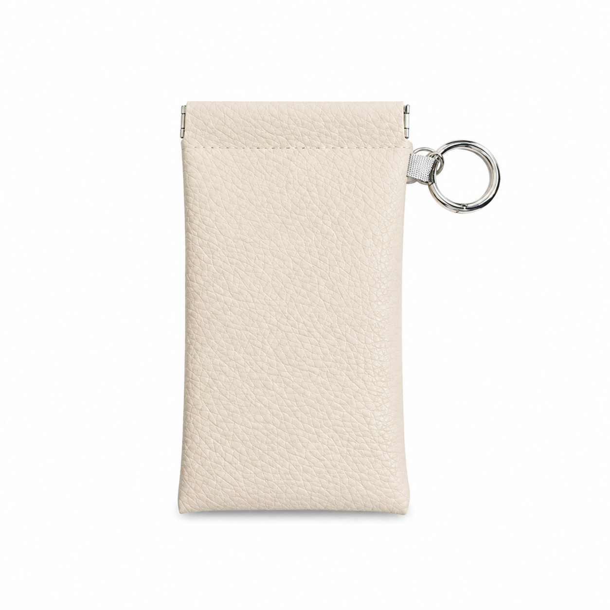 📢Best Seller🔥Spring-Open PU Leather Sunglasses Pouch 👓| Portable Eyeglass Case with Keychain