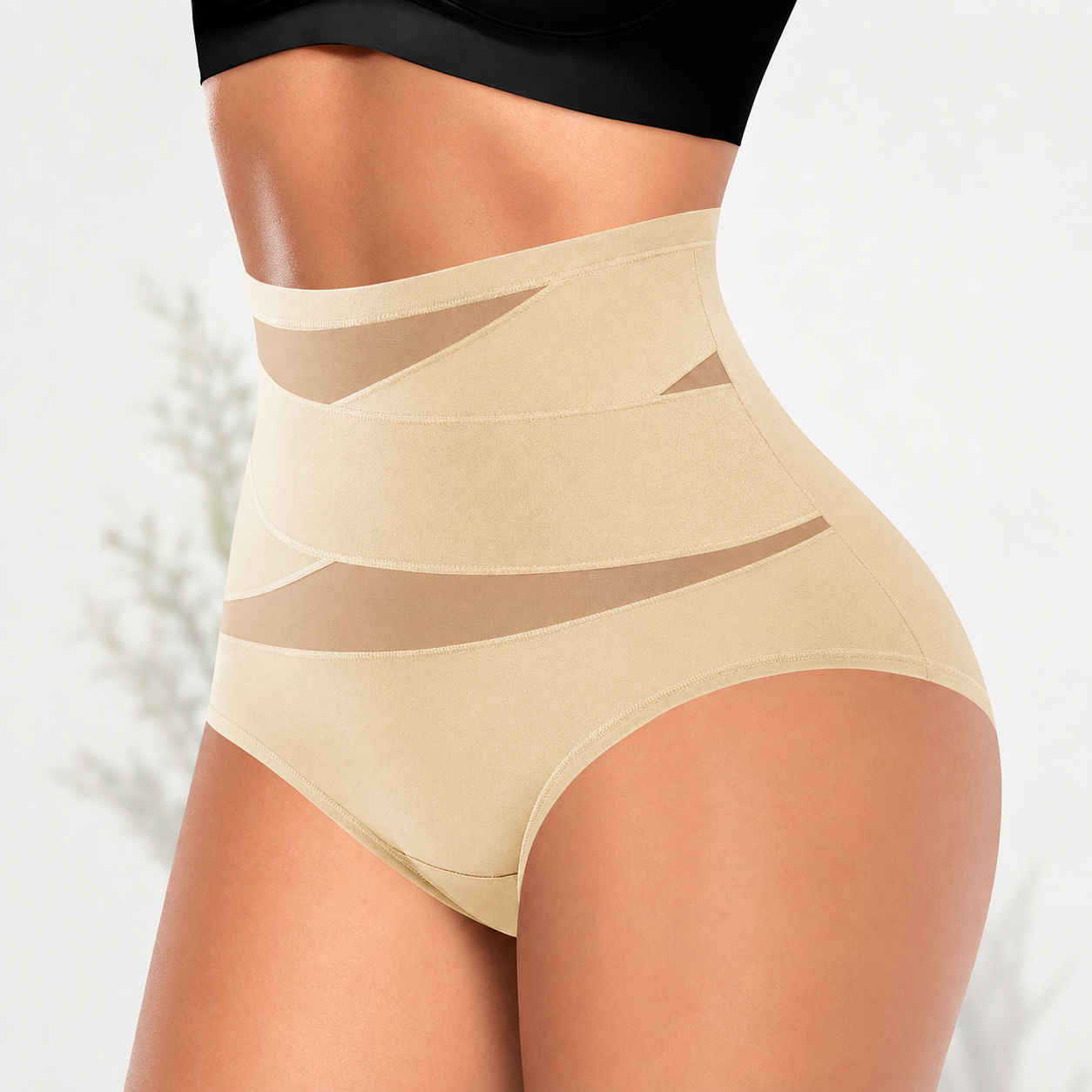 💕49% OFF🔥🩱 X‑Cross High Waist Shapewear Panties | Tummy Control Butt Lifter Underwear for Women