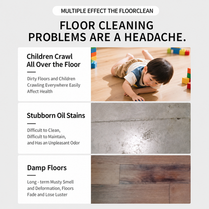 Multi-Surface Floor Cleaning Tablets - 100/200 Pack for Sparkling Floors