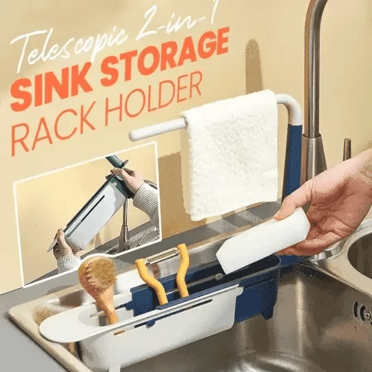 🔥 49% OFF Limited Time Deal — Upgrade Your Kitchen With This Adjustable Sink Organizer
