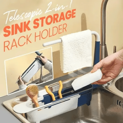 🔥 49% OFF Limited Time Deal — Upgrade Your Kitchen With This Adjustable Sink Organizer