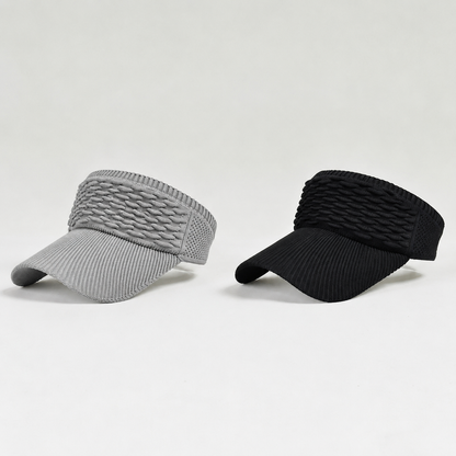 Women's High Ponytail Sun Visor Hat for Sun Protection