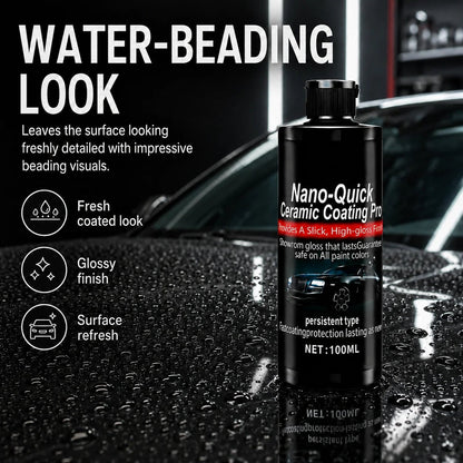 🚗✨ 49% OFF Limited Time – Nano Ceramic Car Coating Kit with Microfiber Towel 🔥